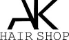 Logo firmy AK Hairshop kosmetyki do włosów