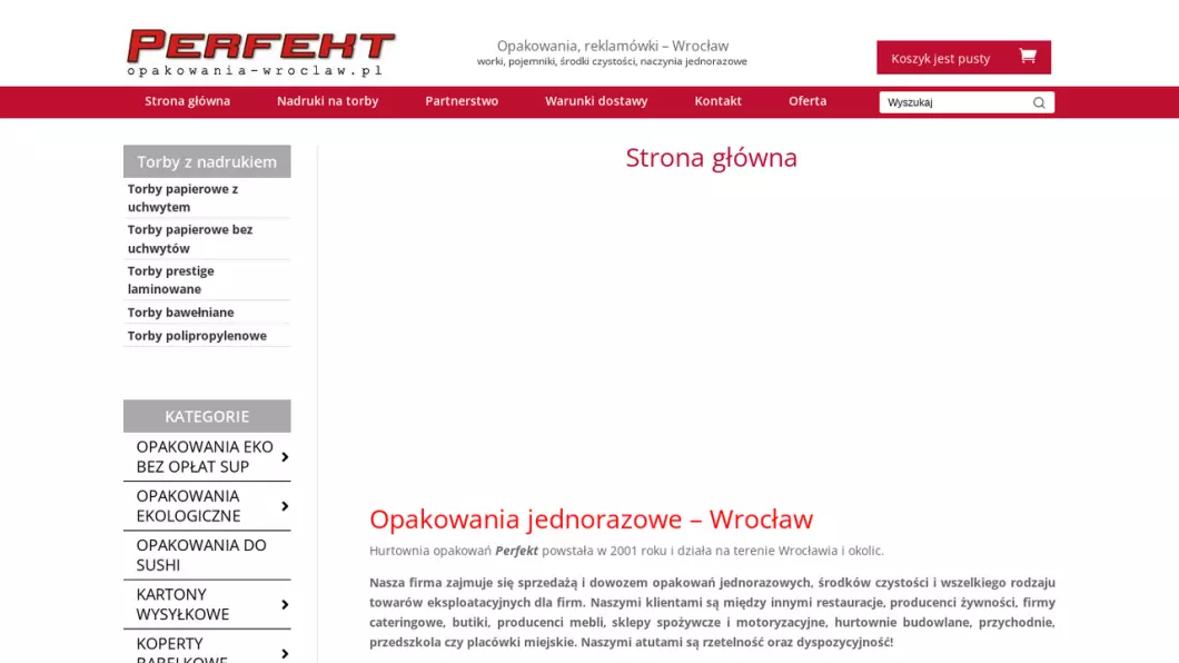 Zrzut ekranu strony