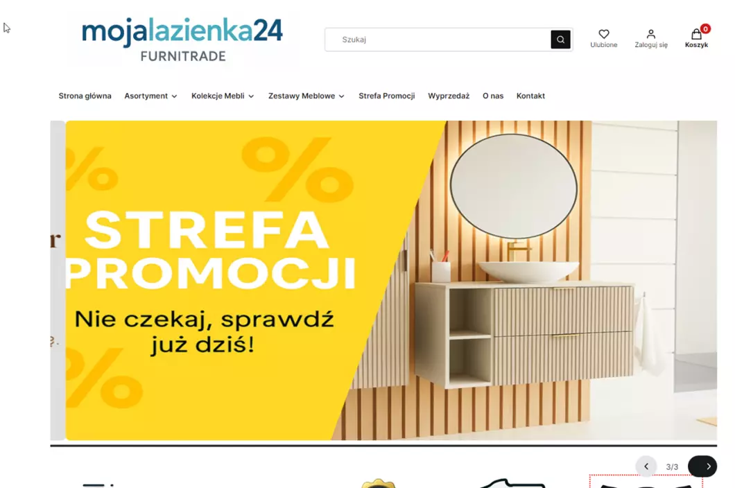 Zrzut ekranu strony